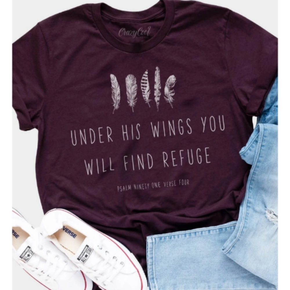 NWT CRAZY COOL THREADS Psalms 91 tee